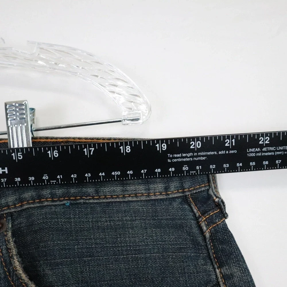 Levi's 559 Jeans Mens 40x32 Relaxed Straight Fit 5-Pocket Cotton Denim Dark Blue